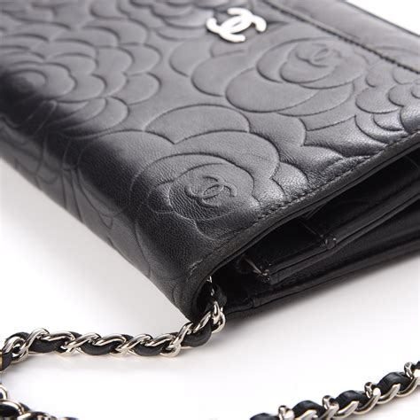 chanel camelia wallet|Chanel wallet on chain measurements.